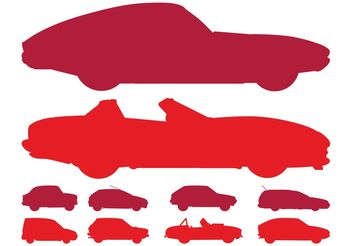 Car Silhouettes Pack - Kostenloses vector #161327
