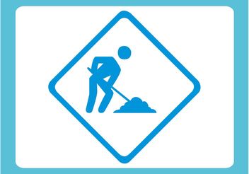 Dig Sign - Free vector #162227