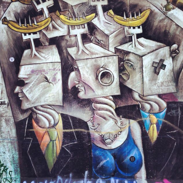 Graffity on Berlin wall - image #183177 gratis