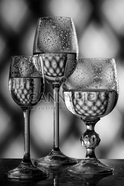 Goblets with liquid on the table - Free image #187727