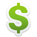 Dollar Currency Sign - icon gratuit #192947 