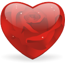 Rosy Heart - Free icon #196437