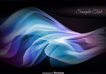 Abstract Wave Background Vector - vector gratuit #199147 