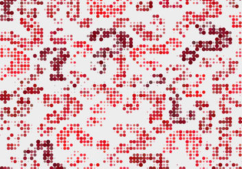 Free Red Vintage Dots Vector - бесплатный vector #200087