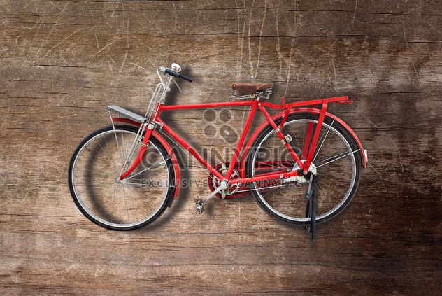 Retro red bicycle - image #200177 gratis