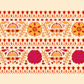 Indian Pattern -2 - vector #203347 gratis
