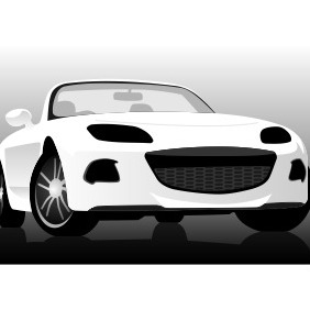 Mazda Roadster - vector gratuit #204557 
