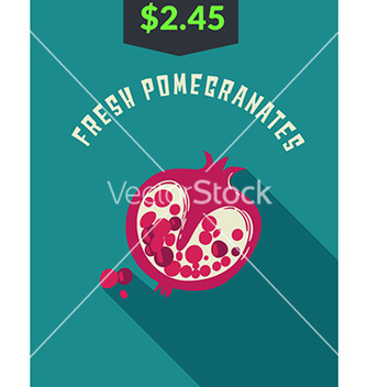 Free fresh pomegranates vector - vector gratuit #205977 