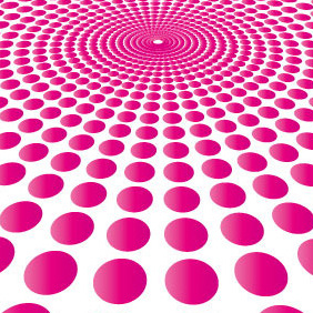 Pink Circle Burst Vector Background - vector gratuit #206847 