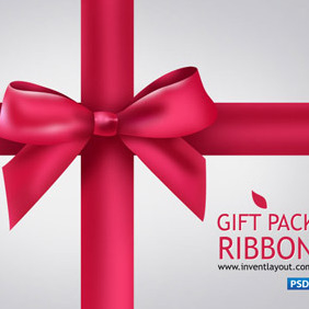 Gift Pack Ribbon - Free vector #207447