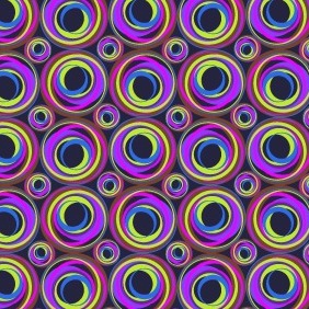 Colorful Vibrant Abstract Pattern Set - vector gratuit #208117 