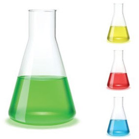 Chemistry Flasks - Kostenloses vector #208257
