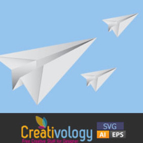 Free Vector Paper Plane - Kostenloses vector #208967