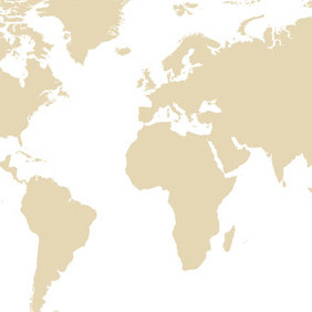 Vector World Map Silhouette - vector #209547 gratis