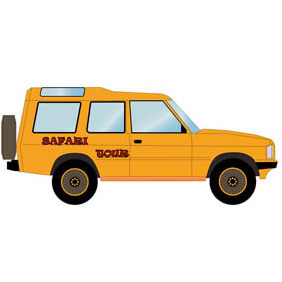 Safari Off Road Car - vector gratuit #210197 