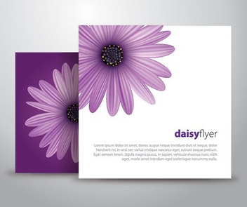 Daisy Flyer - Free vector #211037