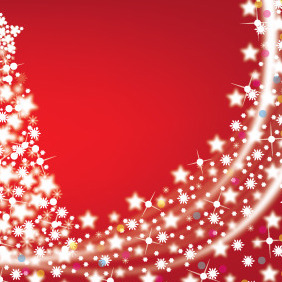 Decorative Christmas Background - vector gratuit #211457 