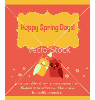 Free spring background design vector - vector gratuit #211807 