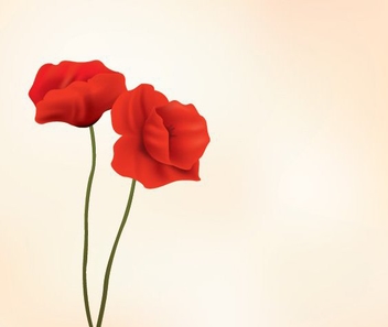 Red Flowers - Free vector #213457