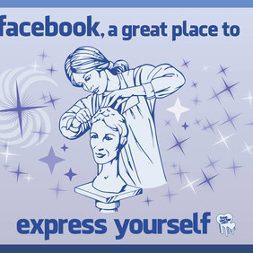 Facebook Expression - vector #213637 gratis
