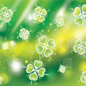 Wonderful Green Flowers Free Vector Graphic - Free vector #214377