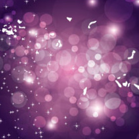 Retro Bubbles In Shinning Purple Vector - бесплатный vector #214727