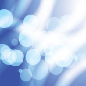 Blur Lines In Blue Bubbly Vector - Free vector #215027