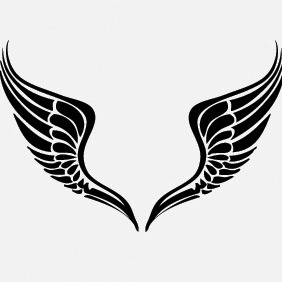 Free Tribal Wing Vector - Free vector #215117