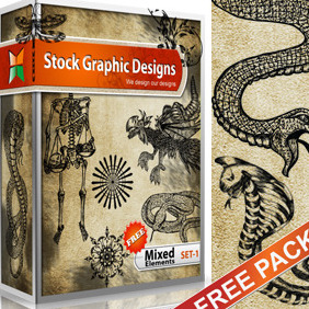 Mixed Elements Free Vector Pack-1 - Free vector #215257