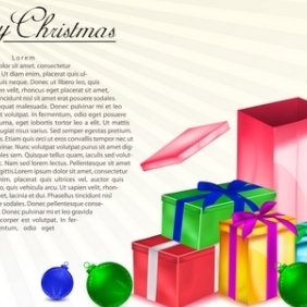 Christmas Gift Boxes - Kostenloses vector #216067