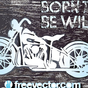 Motorcycle Vector Illustration - Kostenloses vector #216627