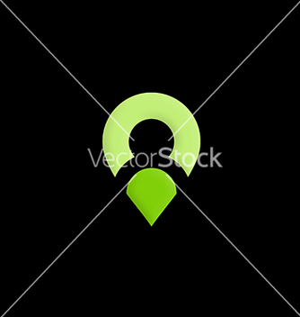 Free abstract sign position logo vector - Free vector #216687