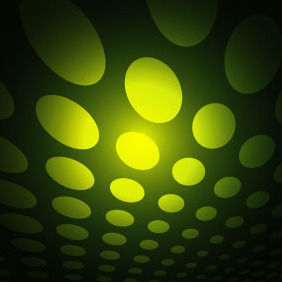 Green Dotted Vector Background VP - vector gratuit #216887 