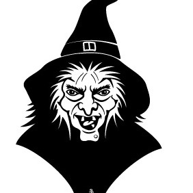 Witch Vector - Free vector #216987