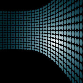 Dotted Blue Vector Background - vector gratuit #217097 