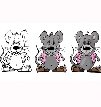 Free coloring with the mouse vector - Free vector #217497