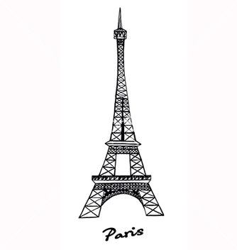 Free eiffel tower vector - Free vector #217627