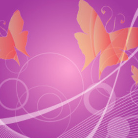 Butterfly Free Vector Background - Free vector #217697