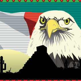 Mexican Background - vector gratuit #218007 