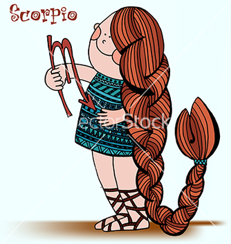 Free scorpion zodiac sign vector - vector gratuit #218127 