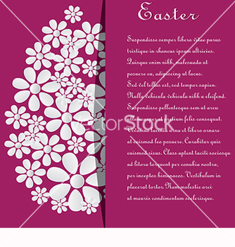 Free card with text and eggs for easter vector - бесплатный vector #218397