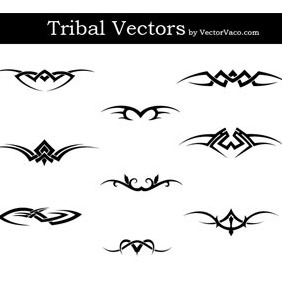 Tribal Vector Designs - vector #218957 gratis