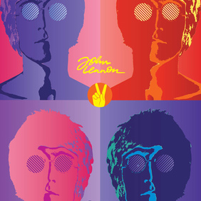 John Lennon Poster - vector #219627 gratis