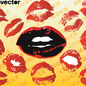Kisses - vector #219657 gratis