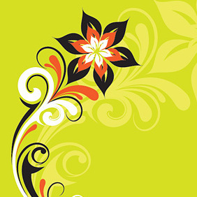 Stylized Plant - Free vector #219667