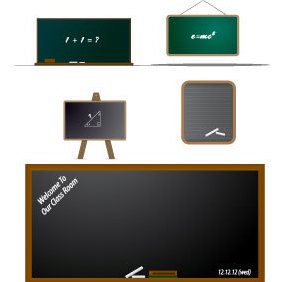 Vector Blackboard - vector gratuit #220247 