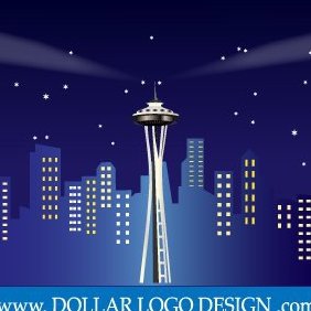 Seattle Washington Space Needle - бесплатный vector #220457