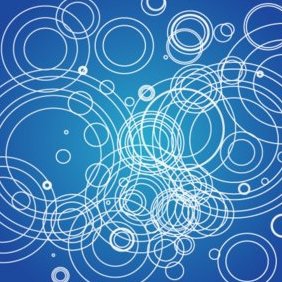 Circle Blue Background - Free vector #220607