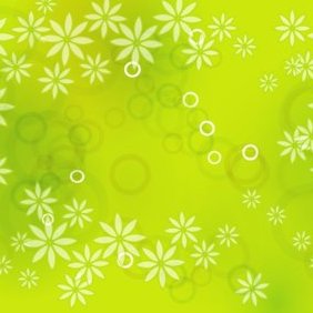Floral Vector Graphique Background - vector #220967 gratis
