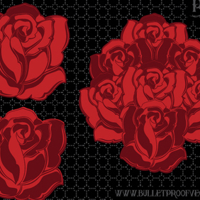 Rose Bouquet - Free vector #221257